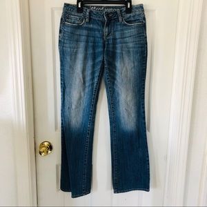 BULL HEAD LAGUNA bootcut cotton stretch denim low rise jeans size 5R